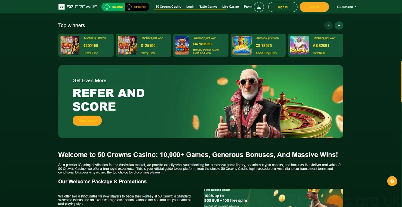 50crowns Casino Casino